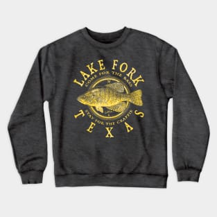 Lake Fork, Texas, Crappie Fishing Crewneck Sweatshirt